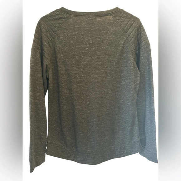 32 Degrees Heat Fleece Top Women Black Crew Neck Top Stitch Long Sleeve NWOT - Picture 2 of 6